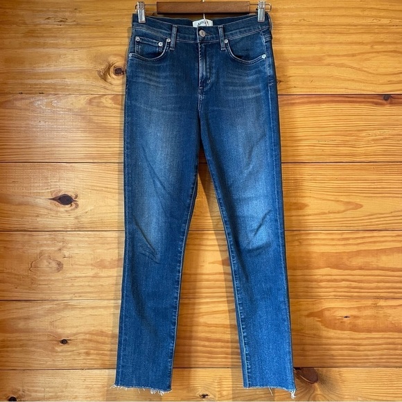 Agolde Denim - Agolde Sophie High Rise Crop Skinny Jeans in Claremont 26
